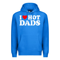True Royal i love hot dads shirt i heart Premium Hoodie - linhVisuals