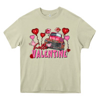 Mossy hello valentine valentine's day truck Heavy Core Tee - FaDigitalArtStudio