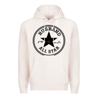Pale Pink all star husband Premium Hoodie - linhVisuals