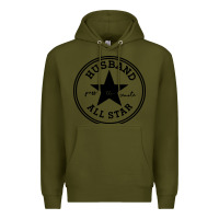 Army Green all star husband Premium Hoodie - linhVisuals