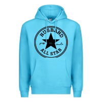 Ocean Blue all star husband Premium Hoodie - linhVisuals
