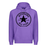 Purple all star husband Premium Hoodie - linhVisuals