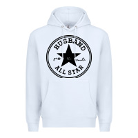 White all star husband Premium Hoodie - linhVisuals