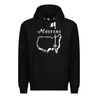 Black MASTER GOLF TOURNAMENT Premium Hoodie - linhVisuals