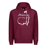 Burgundy MASTER GOLF TOURNAMENT Premium Hoodie - linhVisuals