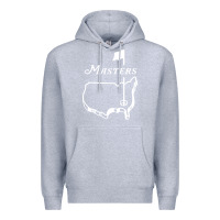 Heather Grey MASTER GOLF TOURNAMENT Premium Hoodie - linhVisuals
