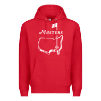 Red MASTER GOLF TOURNAMENT Premium Hoodie - linhVisuals