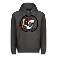 Charcoal Heather flying aces Premium Hoodie - linhVisuals