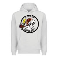 Dove Grey flying aces Premium Hoodie - linhVisuals