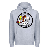 Heather Grey flying aces Premium Hoodie - linhVisuals