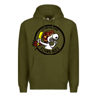 Army Green flying aces Premium Hoodie - linhVisuals