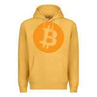 Mustard bitcoin ledger blockchain satoshi btc Premium Hoodie - linhVisuals