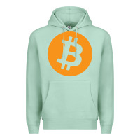 Seafoam bitcoin ledger blockchain satoshi btc Premium Hoodie - linhVisuals