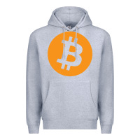 Heather Grey bitcoin ledger blockchain satoshi btc Premium Hoodie - linhVisuals