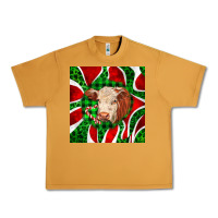 Peanut Butter christmas hereford cow face Urban Heavy Tee - LillyAllenDesigns