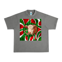 Tornado christmas hereford cow face Urban Heavy Tee - LillyAllenDesigns