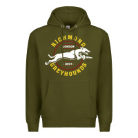 Army Green Richmond Greyhounds Lon Don 1897 Premium Hoodie - linhVisuals