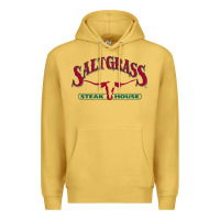 Antique Gold saltgrass steakhouse Premium Hoodie - linhVisuals
