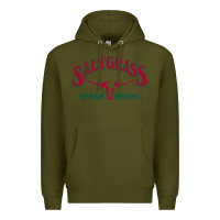 Army Green saltgrass steakhouse Premium Hoodie - linhVisuals