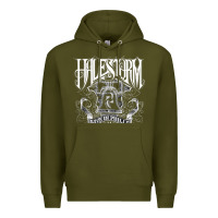 Army Green halestorm Premium Hoodie - linhVisuals