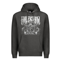 Charcoal Heather halestorm Premium Hoodie - linhVisuals