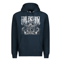 Navy halestorm Premium Hoodie - linhVisuals