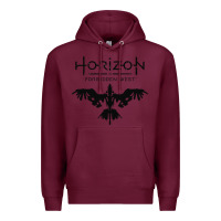 Burgundy HORIZON FORBIDDEN WEST Premium Hoodie - linhVisuals