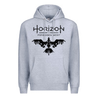 Heather Grey HORIZON FORBIDDEN WEST Premium Hoodie - linhVisuals