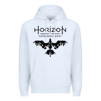 White HORIZON FORBIDDEN WEST Premium Hoodie - linhVisuals