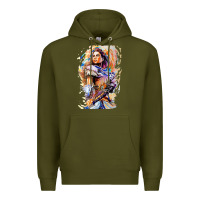 Army Green ALOY - HORIZON FORBIDDEN WEST Premium Hoodie - linhVisuals