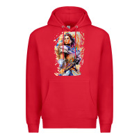 Red ALOY - HORIZON FORBIDDEN WEST Premium Hoodie - linhVisuals