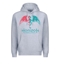Heather Grey HORIZON FORBIDDEN WEST Premium Hoodie - linhVisuals