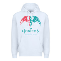 White HORIZON FORBIDDEN WEST Premium Hoodie - linhVisuals