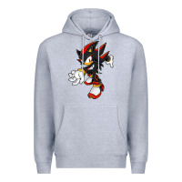 Heather Grey Shadow The Hedgehog Premium Hoodie - linhVisuals