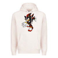 Pale Pink Shadow The Hedgehog Premium Hoodie - linhVisuals
