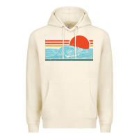 Tofu vintage california wave surf retro 80s california beach surfing Premium Hoodie - linhVisuals