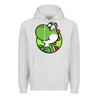 Dove Grey Yoshi Anime Premium Hoodie - linhVisuals