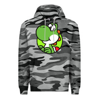 Slate Camo Yoshi Anime Premium Hoodie - linhVisuals