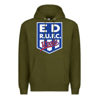 Army Green eastwood rugby Premium Hoodie - linhVisuals