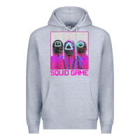 Heather Grey spoky squids games Premium Hoodie - linhVisuals