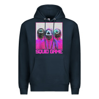 Navy spoky squids games Premium Hoodie - linhVisuals