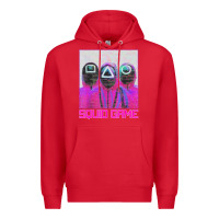 Red spoky squids games Premium Hoodie - linhVisuals