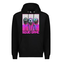 Black spoky squids games Premium Hoodie - linhVisuals