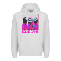 Dove Grey spoky squids games Premium Hoodie - linhVisuals