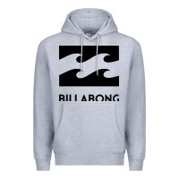 Heather Grey billabong Premium Hoodie - linhVisuals