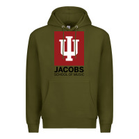 Army Green jacobs, school of music Premium Hoodie - linhVisuals