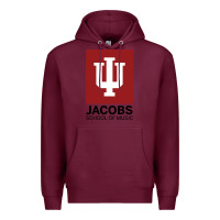 Burgundy jacobs, school of music Premium Hoodie - linhVisuals