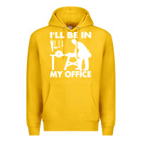 Lemon i'll be in my office carpenter woodworking Premium Hoodie - linhVisuals