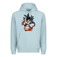 Blue Mist goku utra instinct Premium Hoodie - linhVisuals
