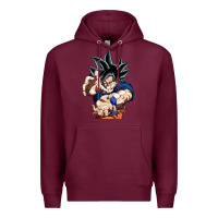 Burgundy goku utra instinct Premium Hoodie - linhVisuals
